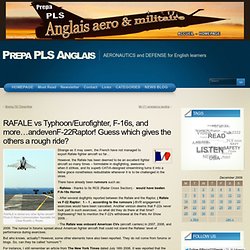 RAFALE vs Typhoon/Eurofighter, F-16s, and more…andevenF-22Raptor! Guess which gives the others a rough ride?