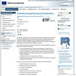 Agences décentralisées - ETF