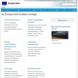 Az Európai Unió hivatalos portálja