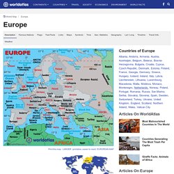 Map of Europe, European Maps, Countries, Landforms, Rivers, and Geography Information