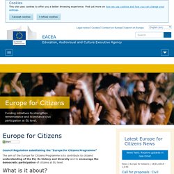 Europe for Citizens
