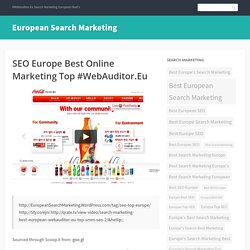 SEO Europe Best Online Marketing Top #WebAuditor.Eu
