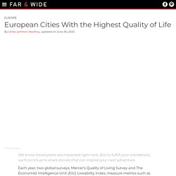 Europe's Most Livable Cities