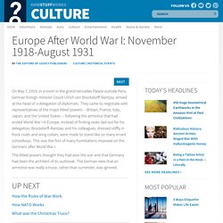 Europe After World War I: November 1918-August 1931