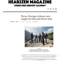 News: Europe release new single for Record Store Day