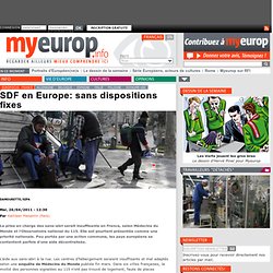 SDF en Europe: sans dispositions fixes