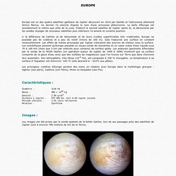 Europe, satellite de Jupiter (JII)