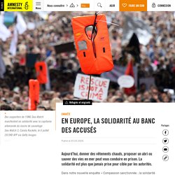 En Europe, la solidarité au banc des accusés