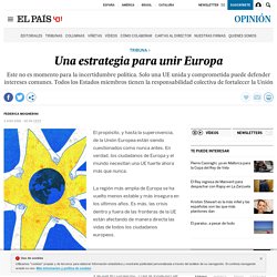 Unión Europea: Una estrategia para unir Europa