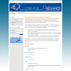 Sur l'EASA - EASA: The European Advertising Standards Alliance
