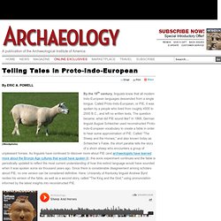 Telling Tales in Proto-Indo-European