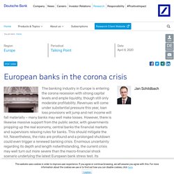 European banks in the corona crisis