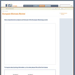 European Biomass Review