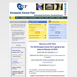 MIT - European Career Fair - Welcome