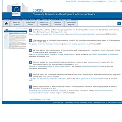 Practical Guide to EU funding opportunities for Research and Innovation : Checklist