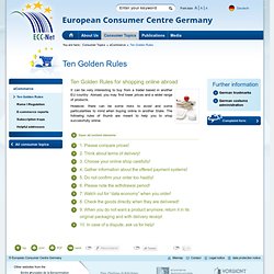  European Consumer Centre Germany