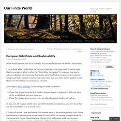 European Debt Crisis and Sustainability