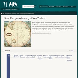 European discovery of New Zealand