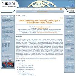 European Journal of Open, Distance and E-Learning