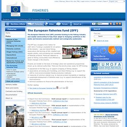 The European fisheries fund (EFF) - Fisheries