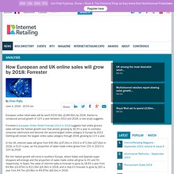 How European and UK online sales will grow by 2018: Forrester