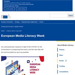 European Media Literacy Week