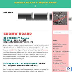 OUR TEAM – European Network of Migrant Women