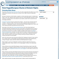 European Charter Of Patients’ Rights