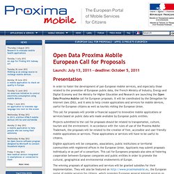 Proxima Mobile: The European Portal of Mobile Services for Citizens