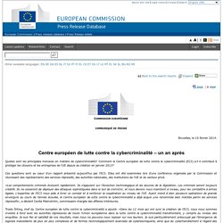 Centre Européen de Lutte contre la Cybercriminalité (EC3)