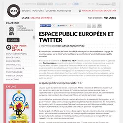 Espace public européen et Twitter » Article » OWNI, Digital Journalism