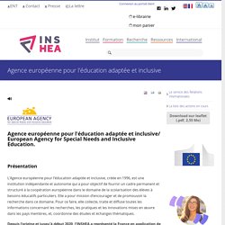 Agence européenne pour l'éducation adaptée et inclusive