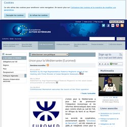 Union pour la Méditerranée (Euromed)-SEAE (Service européen pour l'action extérieure )