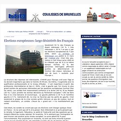Elections européennes: large désintérêt des Français