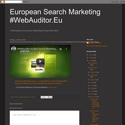 Europe SEO Top #EuropeSEOTop bitly.com/2DQv3bb #WebAuditor.Eu Best Search Marketing Web-Lead's Management On-line Shops