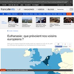 Euthanasie : que prévoient nos voisins européens ?
