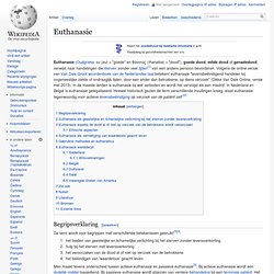 Euthanasie