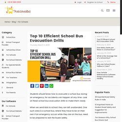 Top 10 Efficient School Bus Evacuation Drills 