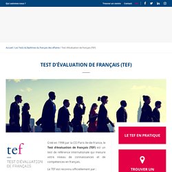 Test d'évaluation de français (TEF) - Le français des affaires