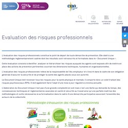 Evaluation des risques professionnels - CDG 51