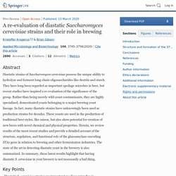A re-evaluation of diastatic Saccharomyces cerevisiae strains and their role in brewing