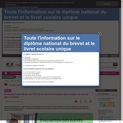 Évaluation des élèves du CP à la 3e. Un livret scolaire plus simple, un brevet plus complet