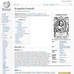 Evangelista Torricelli