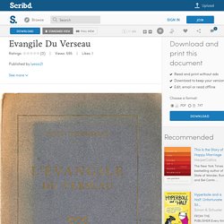 Evangile Du Verseau