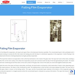 Falling Film Evaporator Manufacturer & Supplier in India
