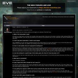 Exploration FAQ