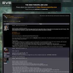 Eve Fitting Tool (EFT)