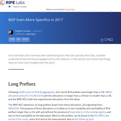 BGP Even-More Specifics in 2017