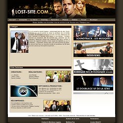 LOST : Retour aux Sources, le site sur la série évenement "Lost: les disparus" avec Matthew Fox, Evangeline Lilly, Henry Ian Cusick, Elizabeth Mitchell...
