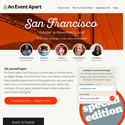 An Event Apart: San Francisco 2016